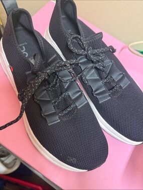 On Cloud Black Knit Lace-Up Slip-On Sneakers
So comfy! I bought two pairs